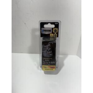 Reese Towpower 7-Way to 6/4-Way Vehicle End Adapter w/LED Tester NEW‎